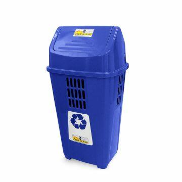 Lixeira ecológica 50L - Azul (Papel)