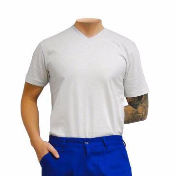 Camisa de malha Cinza Gelo