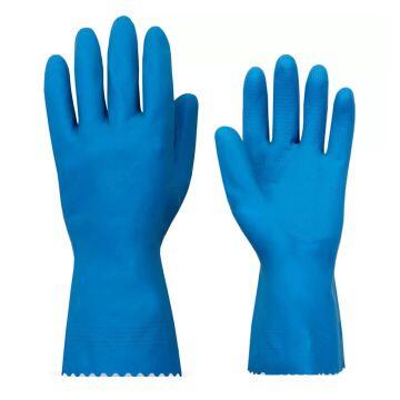 Luva Látex Verniz Silver Azul - CA 16312