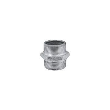 Conexão niple duplo galvanizado - 1/2 pol.