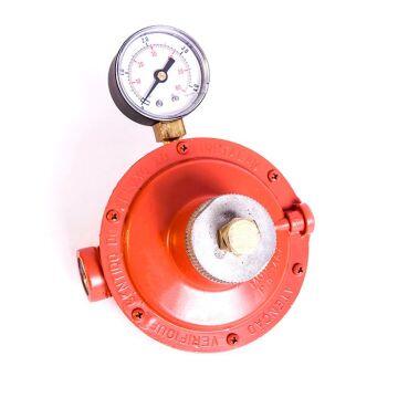 Regulador industrial alta pressão com manômetro (1° estágio) - 15kg/h