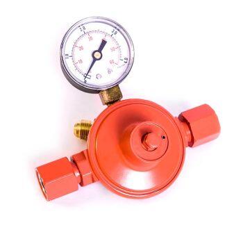 Regulador industrial alta pressão com manômetro 9 kg-h (1° estágio)