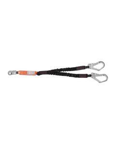 Talabarte "Y" MG Cintos MULT 1892 com absorvedor com ganchos mosquetão aço 55mm