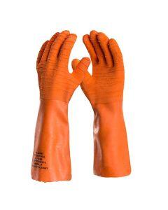 Luvas látex laranja forrada com algodão (350°C até -30ºC) - CA 15366