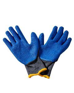 Luvas banhadas com látex natural azul EPI Zeus - Soft Grip - CA 51256