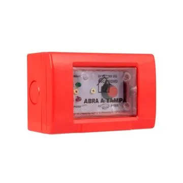 Acionador manual Convencional IP55 - 12-24V Acionador manual Convencional IP55 - 12-24V